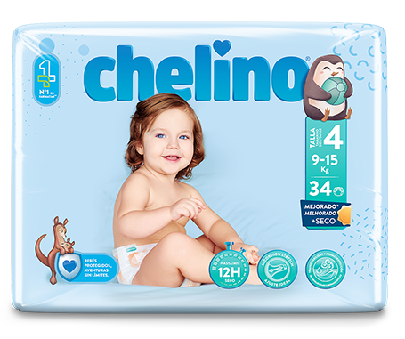 Chelino Nature Pañal Infantil Talla 3 (4-10 kg), 216 Pañales
