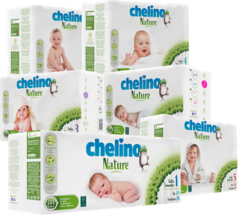 Chelino Nature Pañal Infantil Talla 1 (1-3 kg), 252 Pañales
